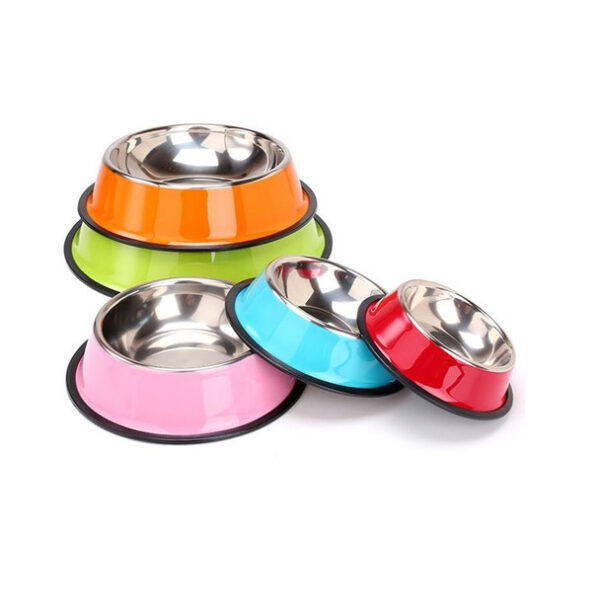 Plato acero color 22 cm color variedades