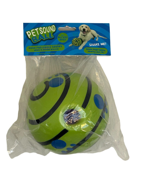 Pelota de goma sonora grande