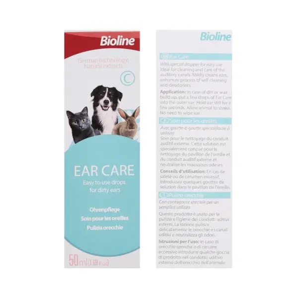 Bioline Aceite Para Ácaros de Oído Perro y Gato 30ml