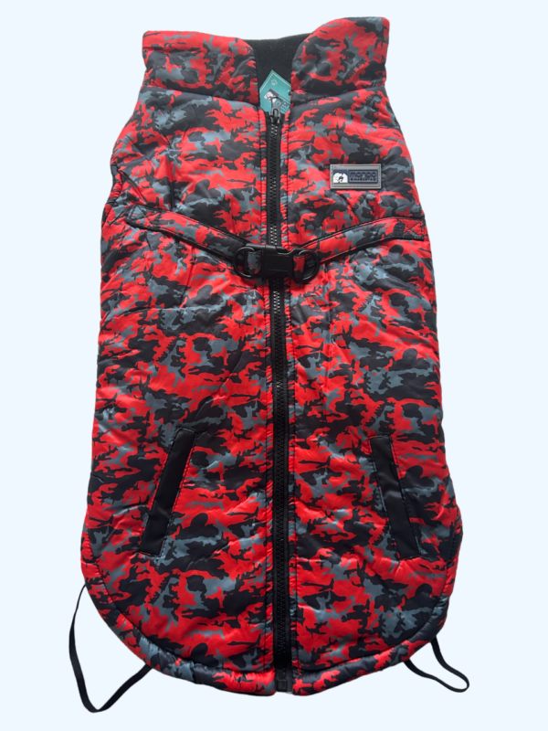 Parka Rojo militar talla XXL